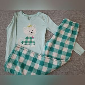 GapKids size 8 dog plaid pajamas